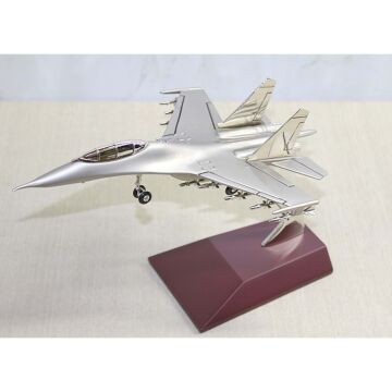 Dekoratif Pirinç Uçak Biblosu (16cm x 11cm)