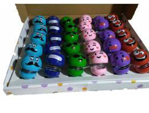 Renkli Sevimli Zıp Zıp Kafa Sallayan Çılgın Kafalar