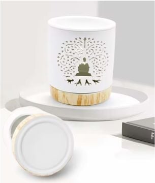 Seramik Modern Şık Buda Tasarımlı Buhurdanlık