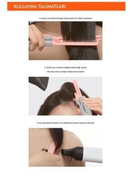 Easy Hair Dry Brush Saç Şekillendirme Saç Kurutma Fırçası
