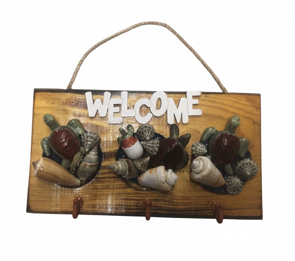 Welcome Yazılı Deniz Temalı Askı