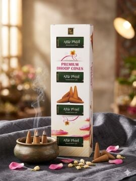 Zed Black Attar Phool Premium Dhoop Konik Tütsü (12'li Paket x 20 gr)