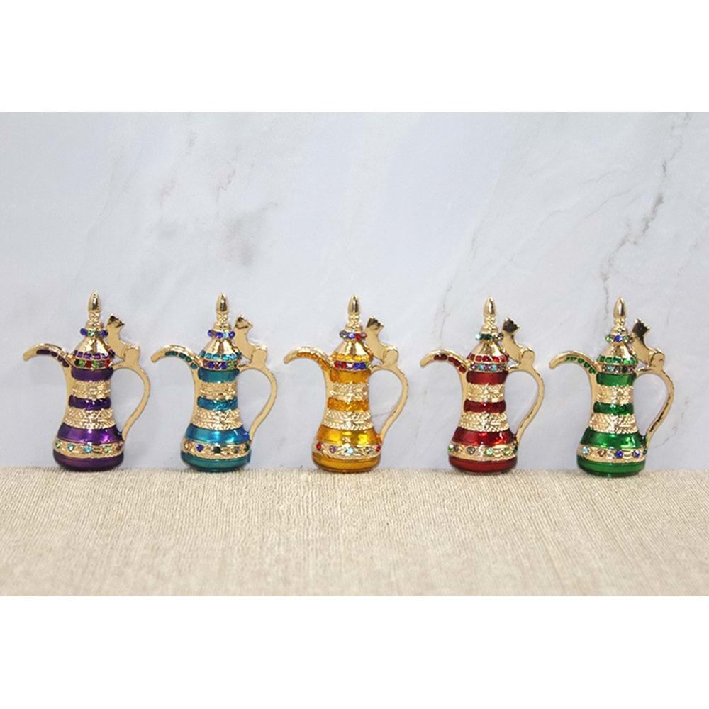 Dekoratif Swarovski Gold Tasarımlı İbrik (5 cm)