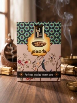 Zed Black Palo Santo Geri Akışlı (Backflow) Konik Tütsü (120 Adet)