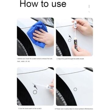 Beyaz Araç Çizik Giderici Oto Rötuş Kalemi