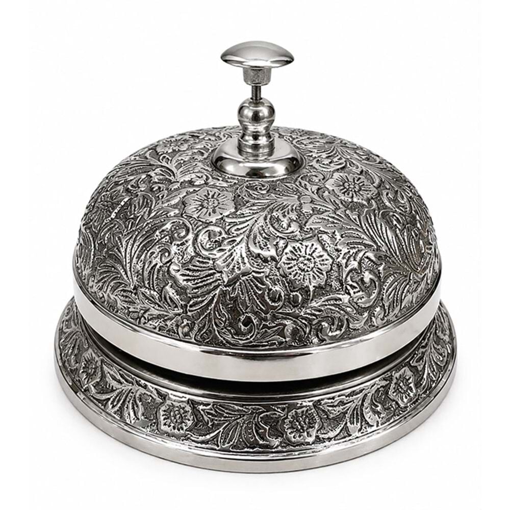 Dekoratif Pirinç Resepsiyon Çanı (13cmx17cm)