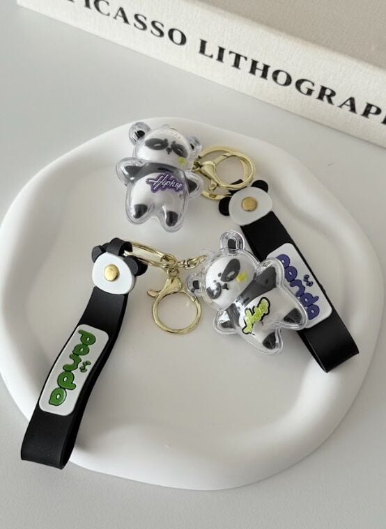 Sevimli Panda Tasarımlı Anahtarlık Ve Çanta Süsü