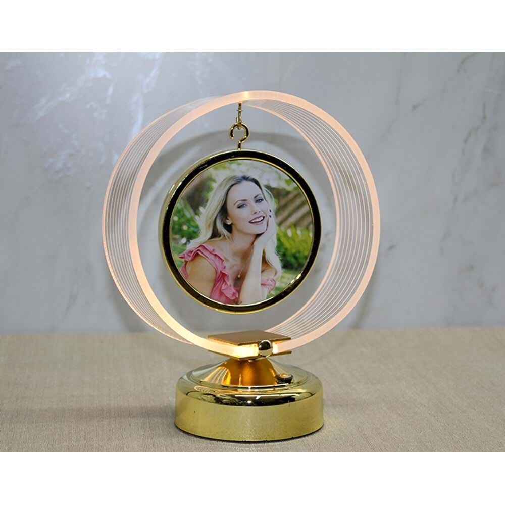 Led Işıklı Çemberli Fotoğraf Çerçeve Gece Lambası