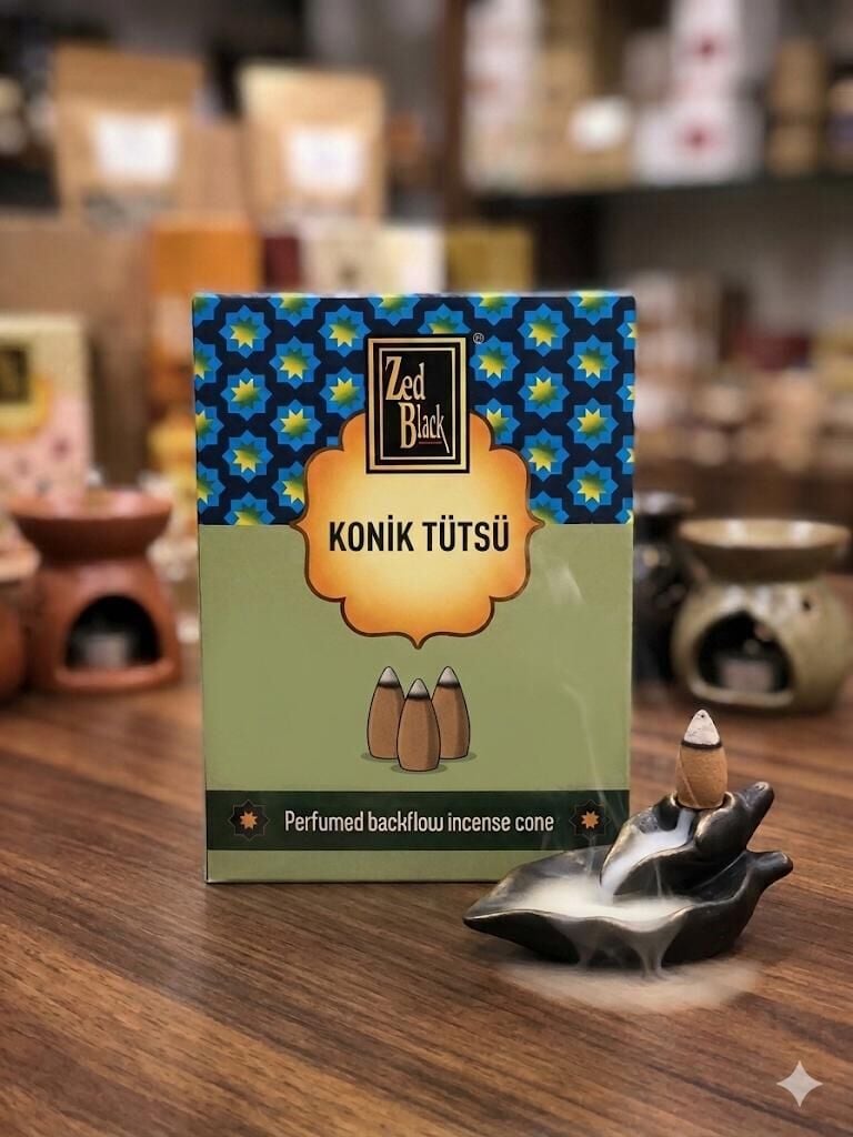 Zed Black White Sage (Beyaz Adaçayı) Geri Akışlı Şelale Tütsü (120 Adet)