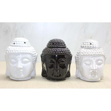 Seramik Buda Kafası Şeklinde Dekoratif Buhurdanlık