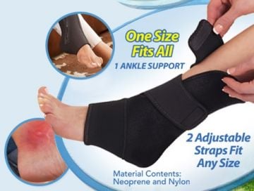 Ankle Genie Şişlik ve Bilek Ağrılarına Destek Çorabı