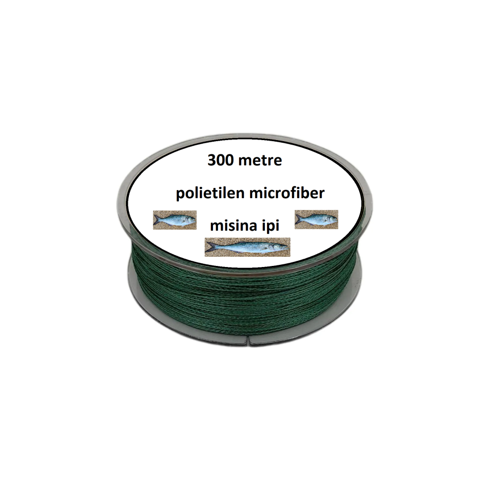 Yeşil Polietilen Microfiber Misina İp (300 Mt)