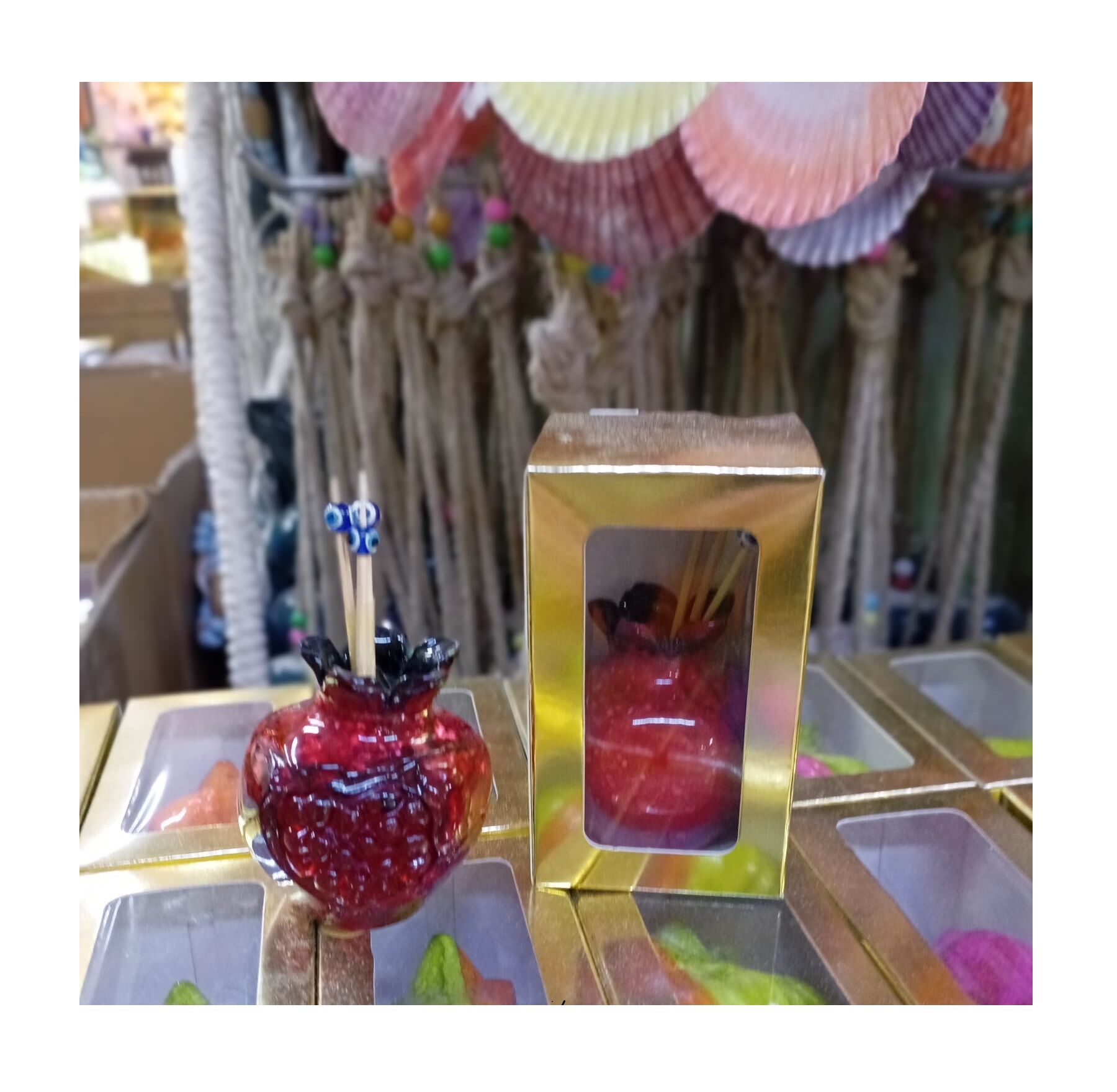 Polyester Mini Nar Tasarımlı Obje