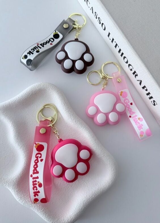 Pati Tasarımlı Anahtarlık Ve Çanta Süsü