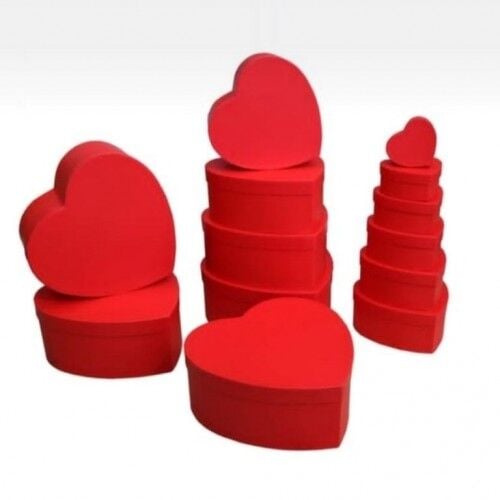 10'lu Set Kırmızı Hediye Kutuları