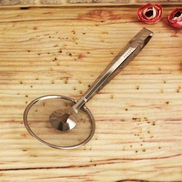 Paslanmaz Metal Haşlama Ve Kızartma Maşalı Süzgeç