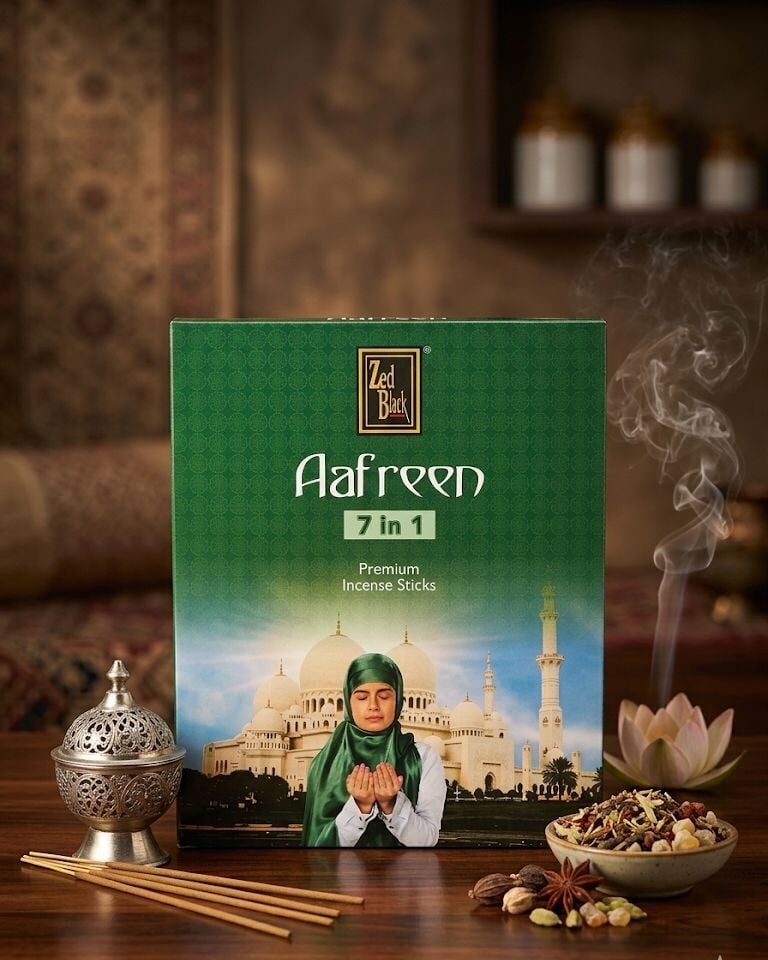 Zed Black Aafreen 7 in 1 Premium Ekonomik Çubuk Tütsü (336 Adet)