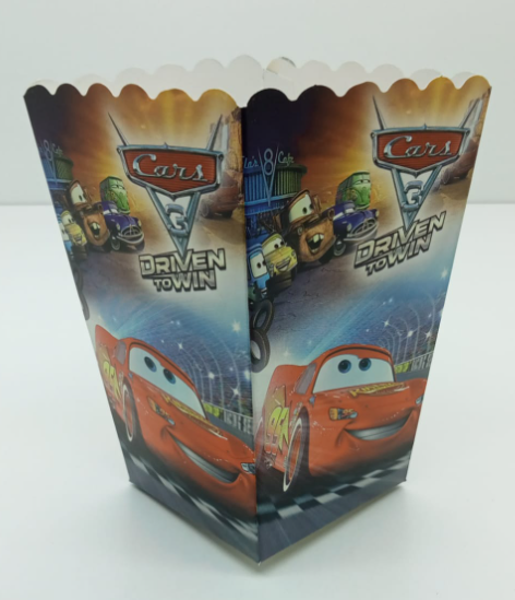 Cars Popcorn & Patlamış Mısır Kutusu (8 Adet)