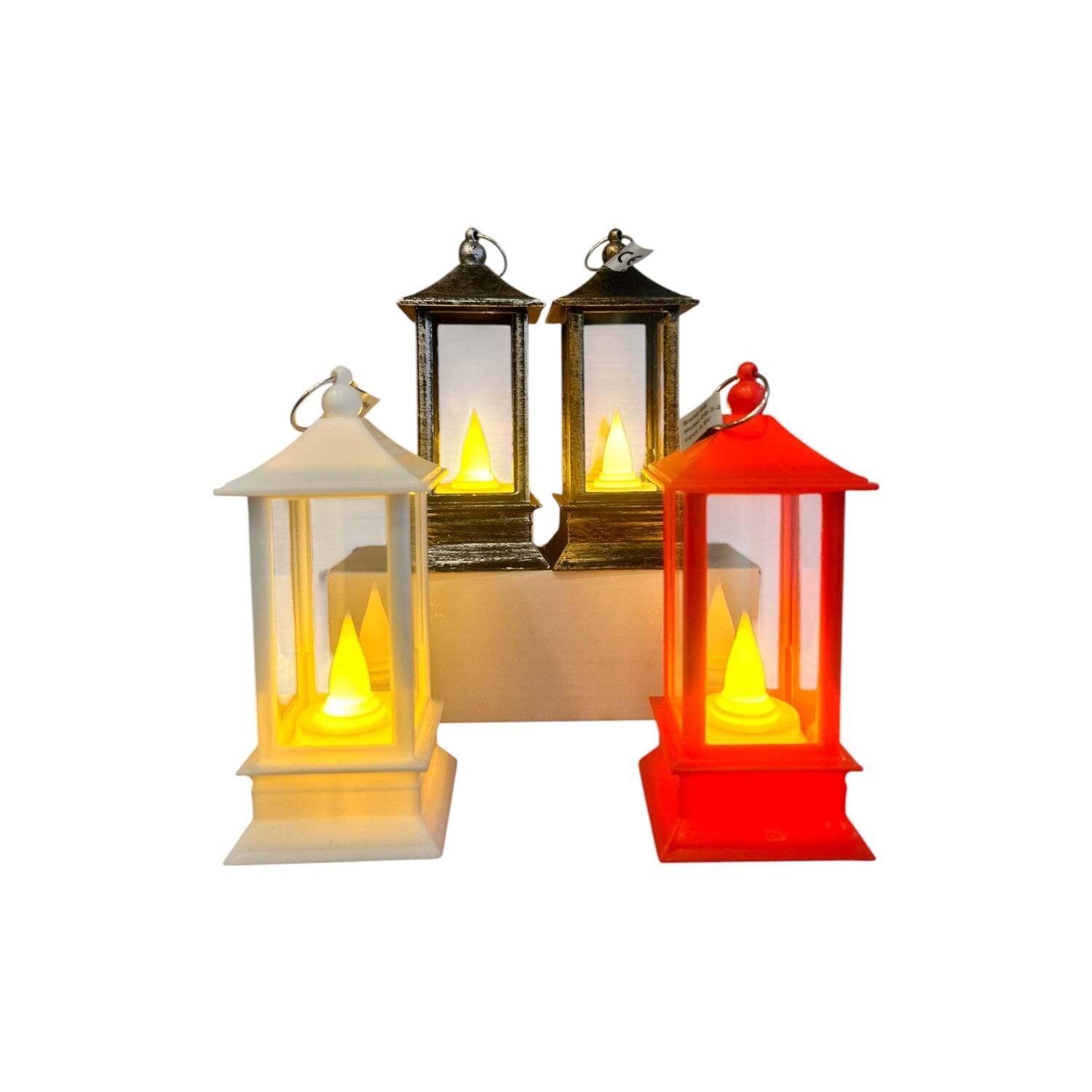 Dekoratif Asılabilir Fener Şeklinde Pilli led Kandil Mumluk