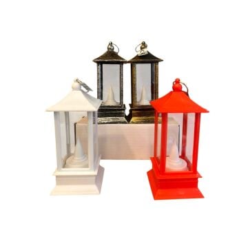 Dekoratif Asılabilir Fener Şeklinde Pilli led Kandil Mumluk