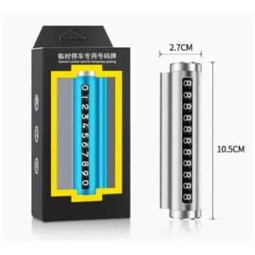 Araç İçi Çevirmeli Silindir Lüx Park Telefon Numaratör