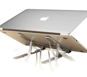 Ergonomik Ayarlı Katlanabilir Metal Laptop Tablet Standı