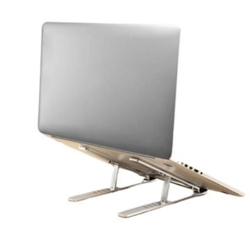 Ergonomik Ayarlı Katlanabilir Metal Laptop Tablet Standı