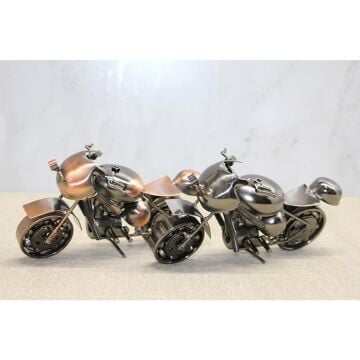 Metal Model Motosiklet Maketi Orta Boy(17 cm)