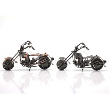 Bilyeli Metal Model Motosiklet Maketi (28 cm)