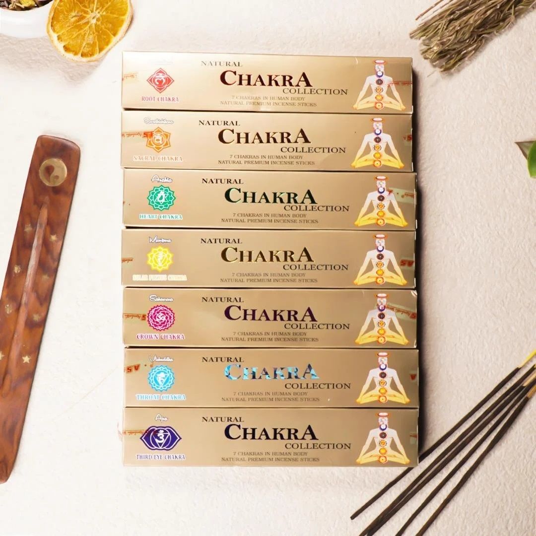 Natural Premium 7 Chakra Çubuk Tütsü (7 Paket x 15gr)