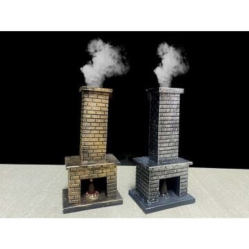 Dekoratif Polyester Şömine Tasarımlı Konik Tütsülük
