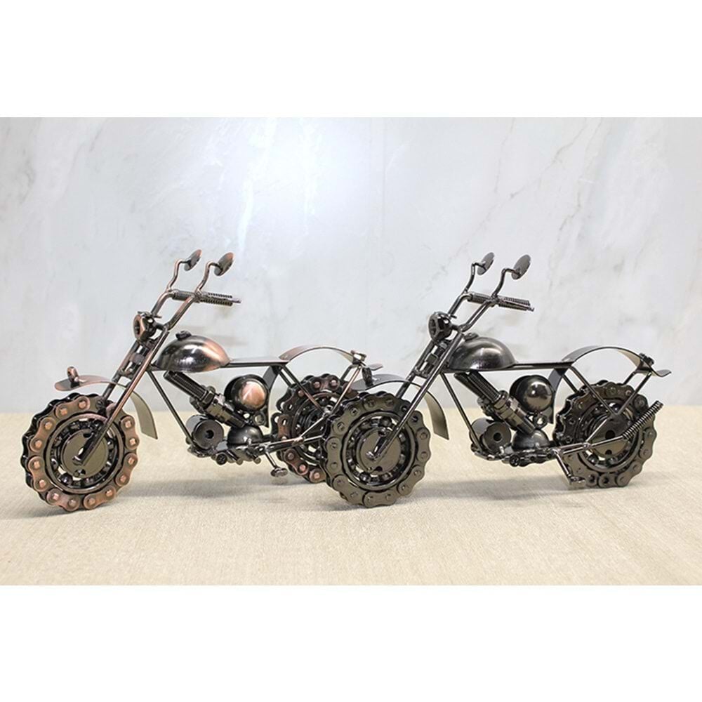 Metal Bilyeli Motosiklet Maketi (25 cm)