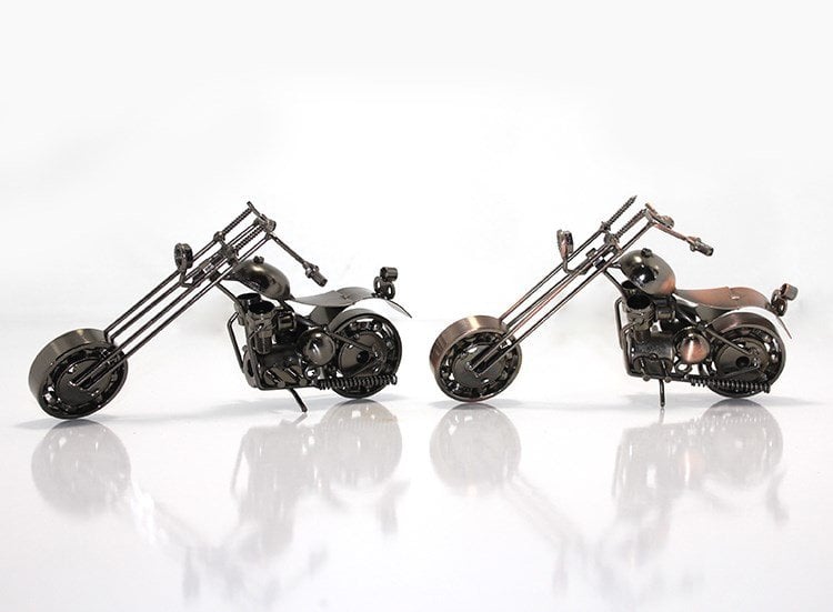 Motorsiklet Maketi Metal Bilyeli Orta Boy