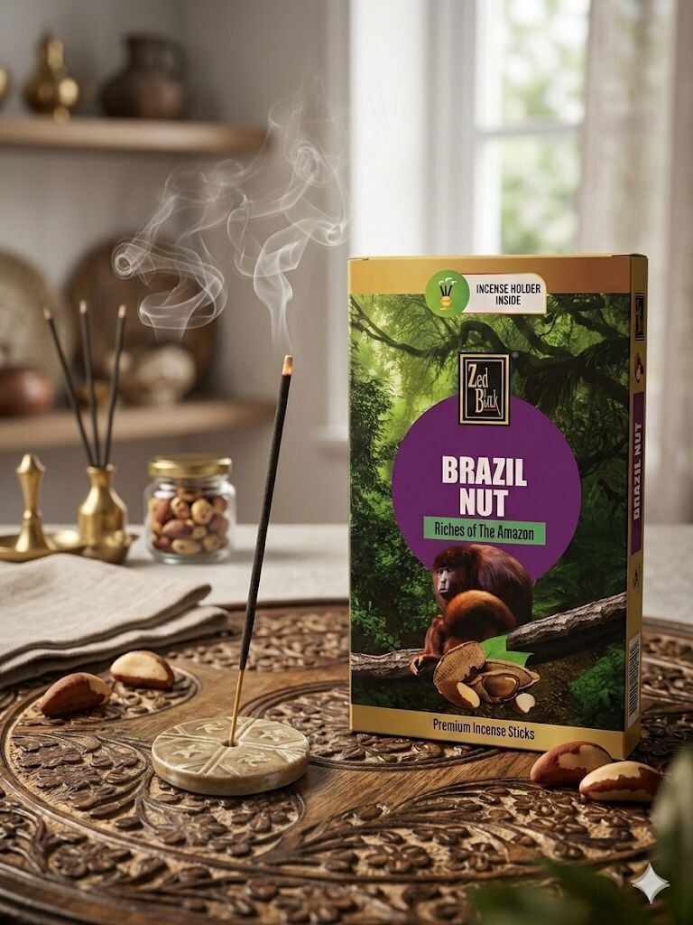 Zed Black Premium Brazil Nut Çubuk Tütsü & Özel Tütsülük (120 Adet)