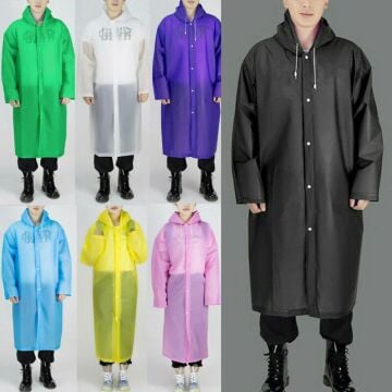 Kalın Uzun Yağmurluk