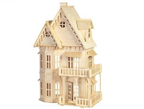 Ahşap 3D Puzzle Yazlık Ev Maketi Maketi G-DH001