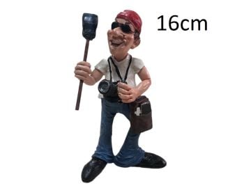 Dekoratif Fotoğrafçı Polyester Biblo (16 cm)