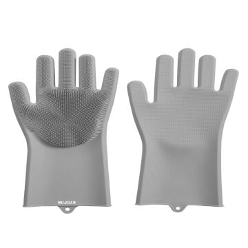 Sihirli Isıya Dayanıklı Silikon Bulaşık Eldiven Fırçası Magic Gloves