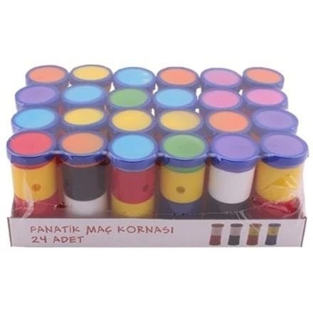 Maç Kornası Taraftar Düdüğü Yüksek Sesli Vuvuzela (24 Adet)