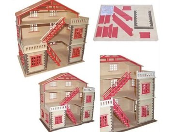 3D Puzzle Ahşap Ev Villa Maketi G-PH0023