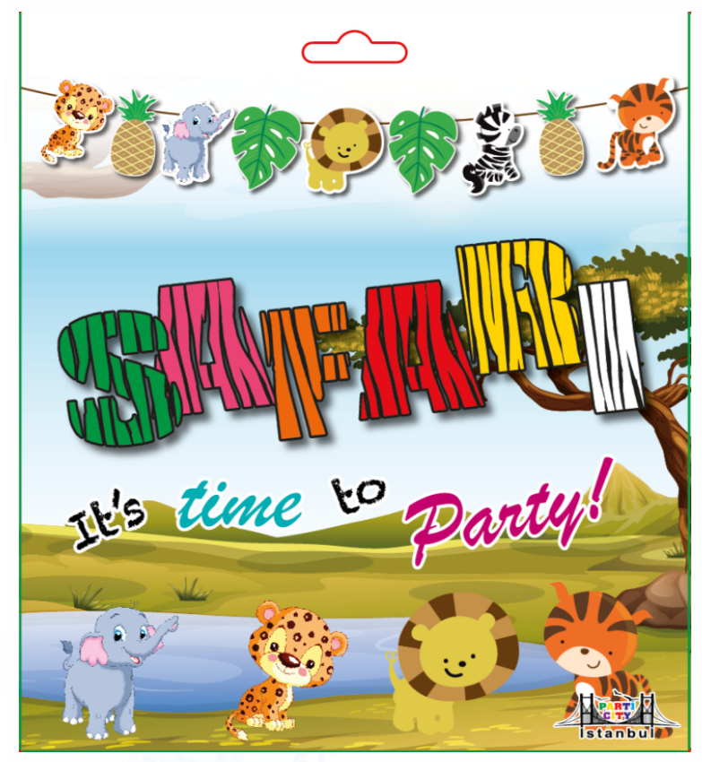3D Safari Zarf Banner