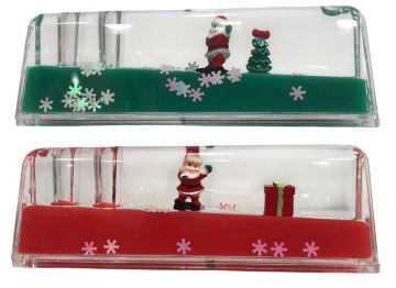 Dekoratif Batmayan Yılbaşı Temalı Noel Baba Kalemlik Biblosu