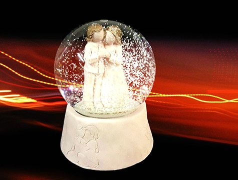 Dans Eden Sevgili Temalı Kar Küresi Müzik Kutusu