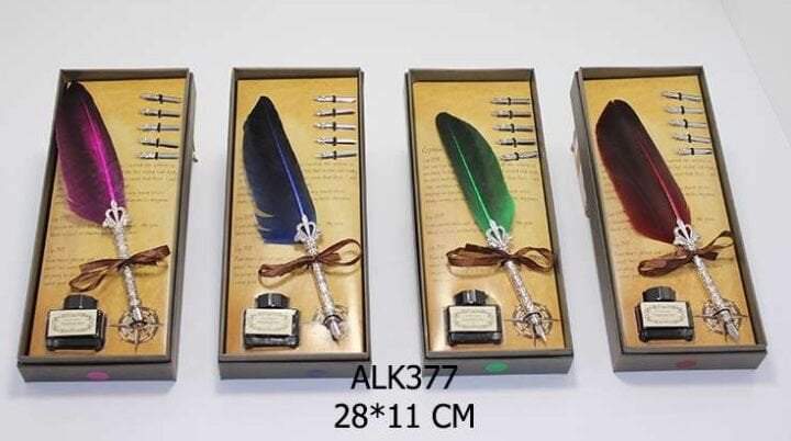 Tüylü Divit Kalem Seti