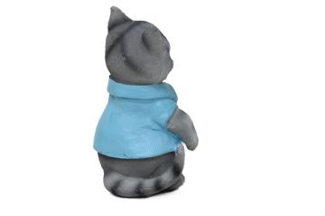 Dekoratif Polyester Sevimli Çantalı Kedi Biblosu