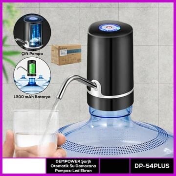 Led Ekranlı Şarjlı Damacana Sebil Su Pompası