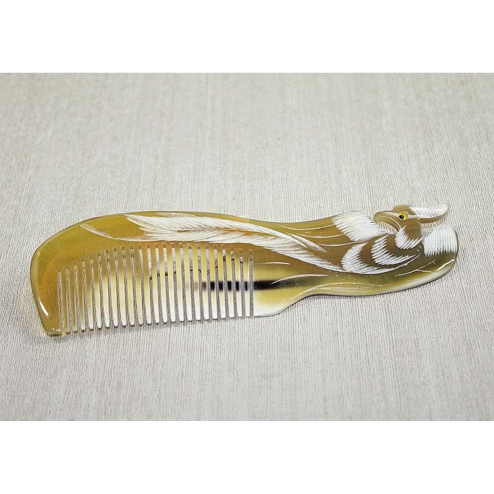 Tavus Kuşu Şeklinde Kemik (Boynuz) Tarak