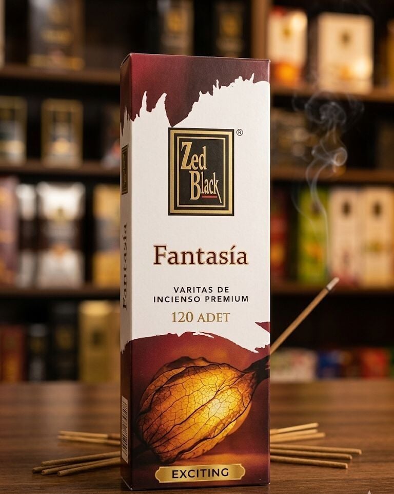 Zed Black Fantasía Premium İncense Sticks Çubuk Tütsü (120 Adet)
