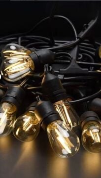 10 Led Lambalı Şarjlı Dış Mekan Bahçe Lambası