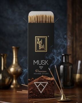 Zed Black Premium İncense Sticks Musk (Misk) Çubuk Tütsü (120 Adet)